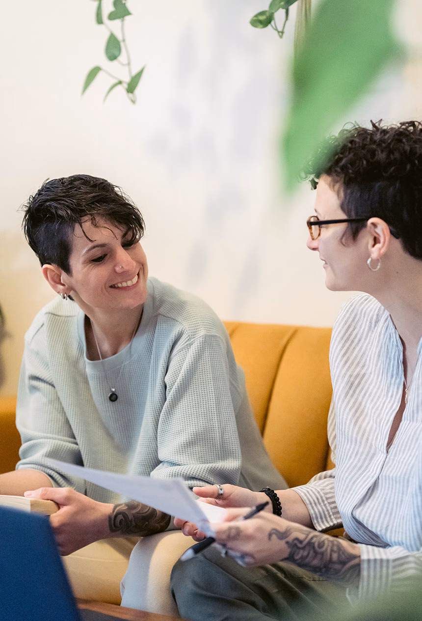 Two Women Talking Two Women Talking