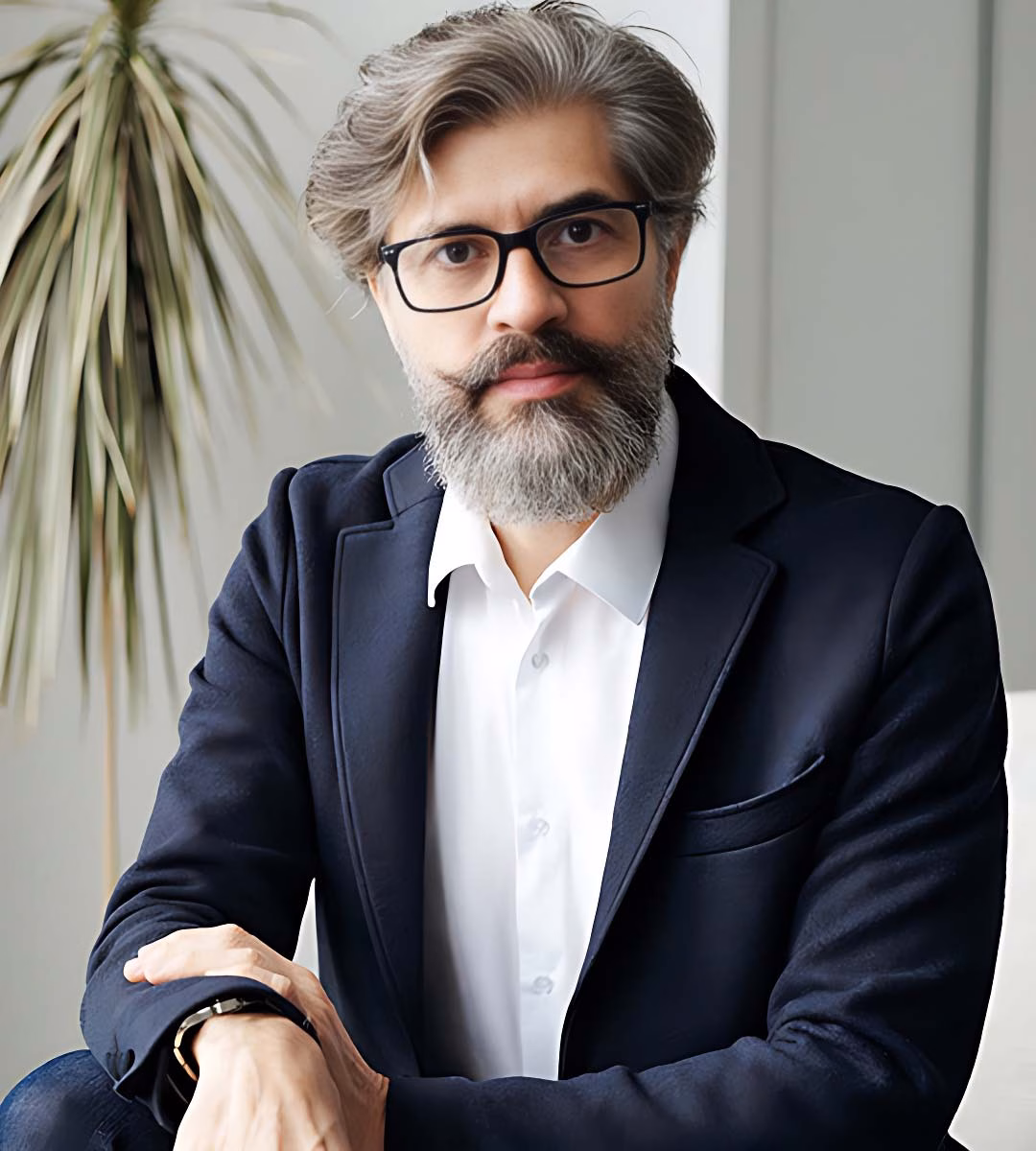 Man with Glasses and Beard Man with Glasses and Beard